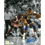Magic Johnson signed 8 x 10 photo w/ JSA Authentication
